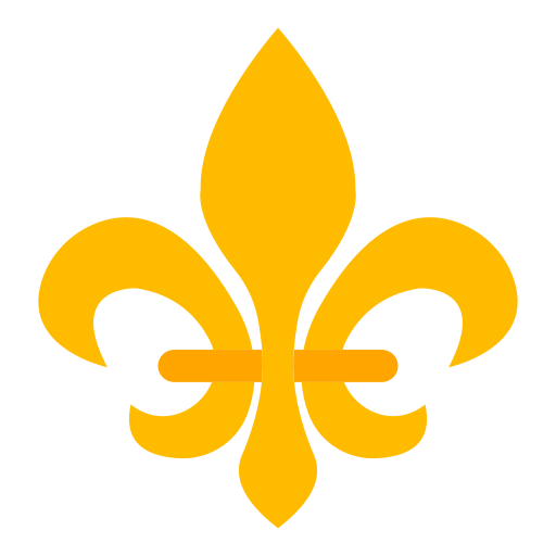 fleur-de-lis as rendered by Toss Face