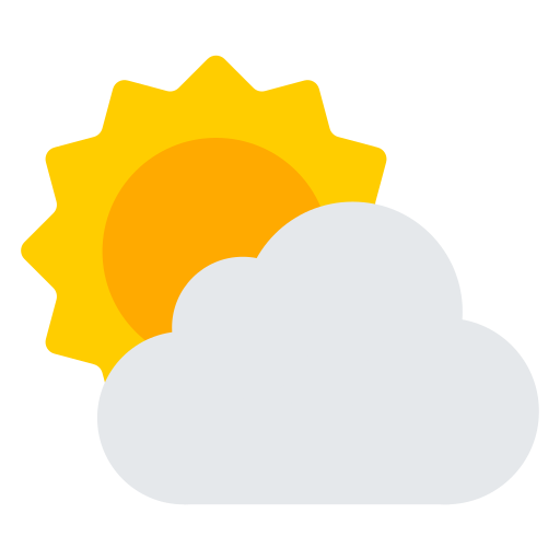 sol por trás das nuvens as rendered by Toss Face