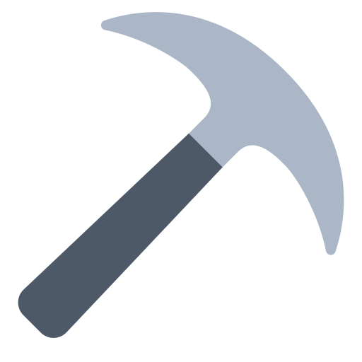 pick as rendered by Toss Face