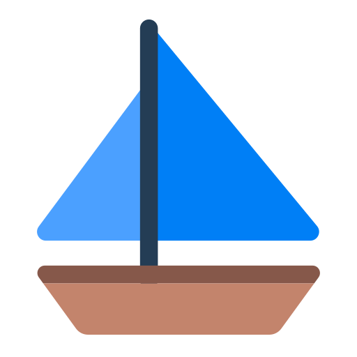 Segelboot as rendered by Toss Face