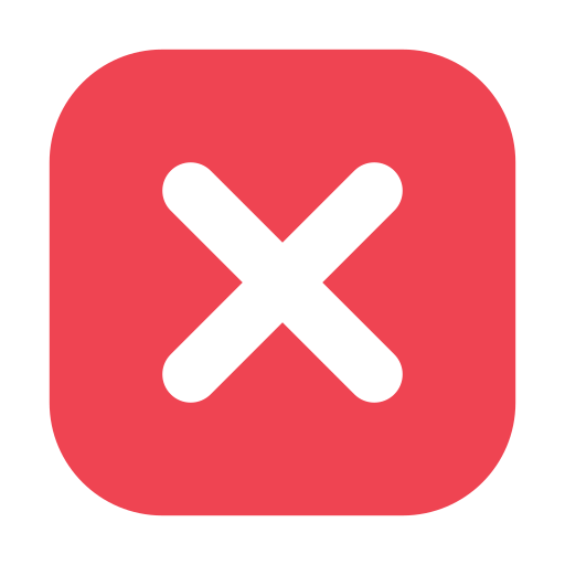 angekreuztes Kästchen as rendered by Toss Face