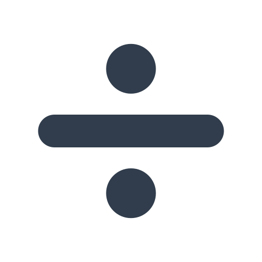 divisione as rendered by Toss Face