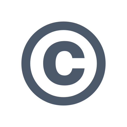 copyright as rendered by Toss Face