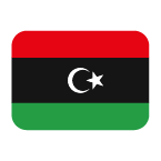 Flag: Libya as drawn by Toss Face in February 2022