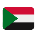 Flag: Sudan as drawn by Toss Face in February 2022