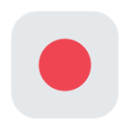 Record Button as drawn by Toss Face in February 2022