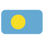 Flag: Palau as drawn by Toss Face in March 2022