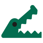 Crocodile as drawn by Toss Face in March 2022