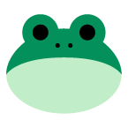 Frog as drawn by Toss Face in March 2022