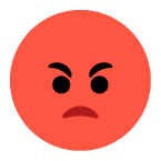 Enraged Face as drawn by Toss Face in March 2022
