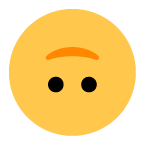 Upside-Down Face as drawn by Toss Face in March 2022