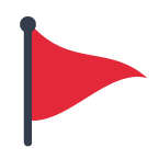 Triangular Flag as drawn by Toss Face in March 2022
