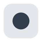 Record Button as drawn by Toss Face in March 2022
