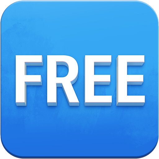FREE button as rendered by Twitter Emoji Stickers