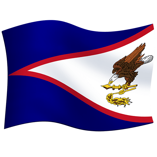 flag: American Samoa as rendered by Twitter Emoji Stickers