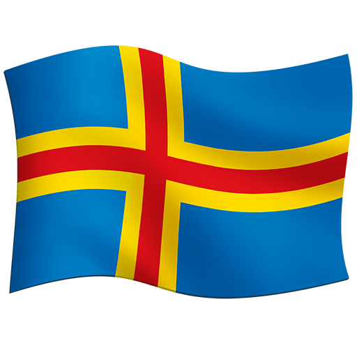 flag: Åland Islands as rendered by Twitter Emoji Stickers