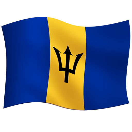 flag: Barbados as rendered by Twitter Emoji Stickers