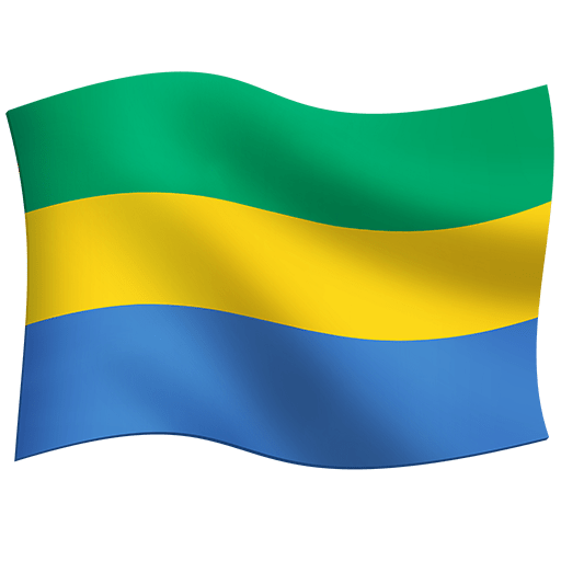 flag: Gabon as rendered by Twitter Emoji Stickers