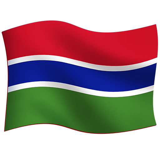 flag: Gambia as rendered by Twitter Emoji Stickers