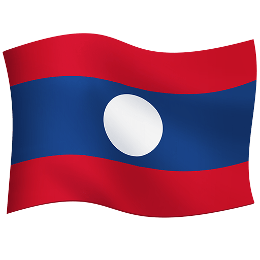 bandiera: Laos as rendered by Twitter Emoji Stickers