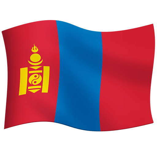 bandeira: Mongólia as rendered by Twitter Emoji Stickers