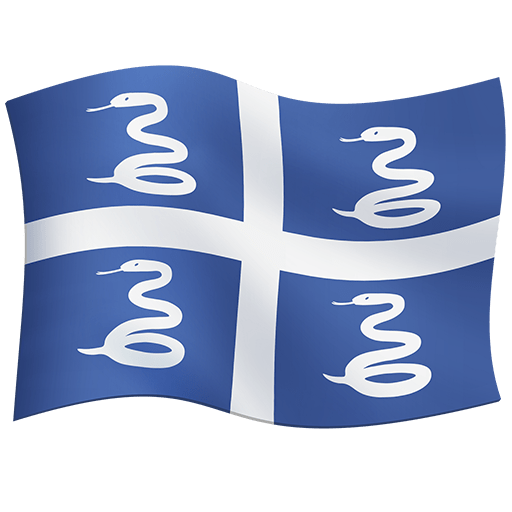 flag: Martinique as rendered by Twitter Emoji Stickers
