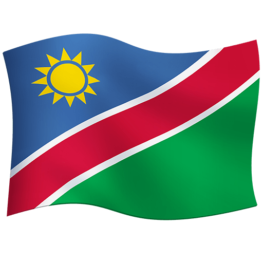 flag: Namibia as rendered by Twitter Emoji Stickers