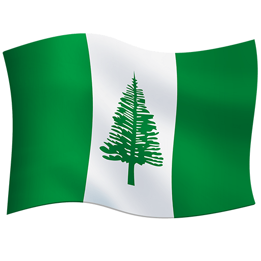flag: Norfolk Island as rendered by Twitter Emoji Stickers