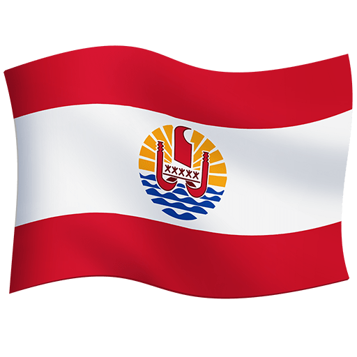 flag: French Polynesia as rendered by Twitter Emoji Stickers