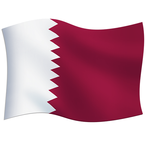 flag: Qatar as rendered by Twitter Emoji Stickers