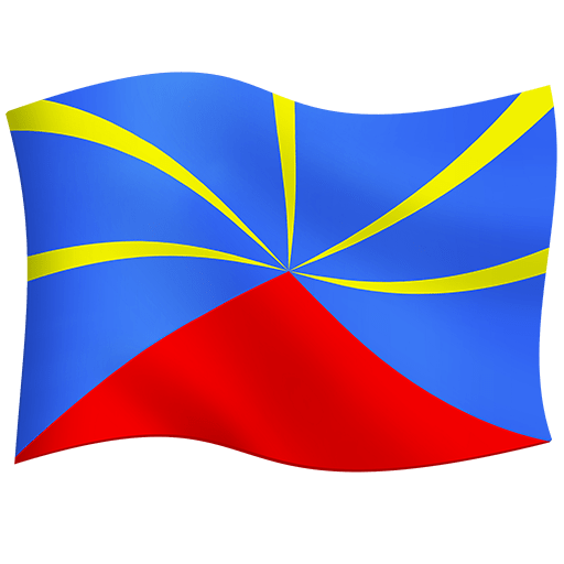 flag: Réunion as rendered by Twitter Emoji Stickers