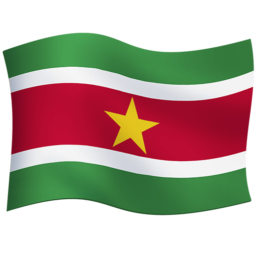 flag: Suriname as rendered by Twitter Emoji Stickers