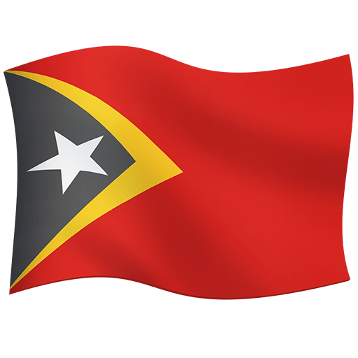 flag: Timor-Leste as rendered by Twitter Emoji Stickers