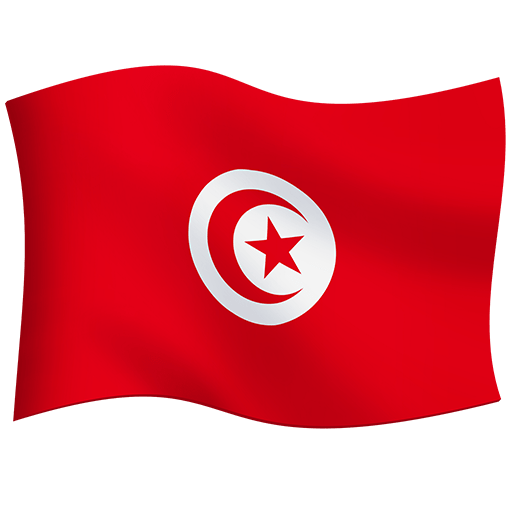 flag: Tunisia as rendered by Twitter Emoji Stickers