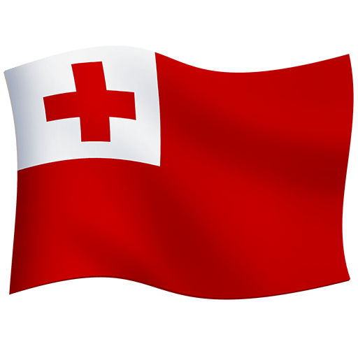 flag: Tonga as rendered by Twitter Emoji Stickers
