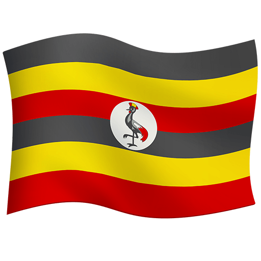 flag: Uganda as rendered by Twitter Emoji Stickers