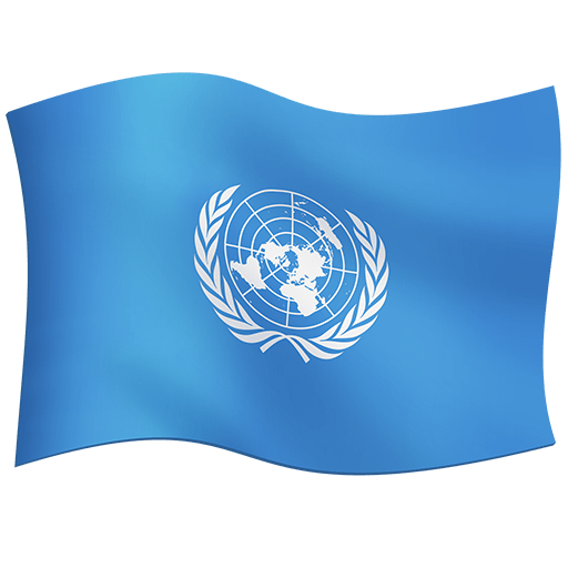 flag: United Nations as rendered by Twitter Emoji Stickers