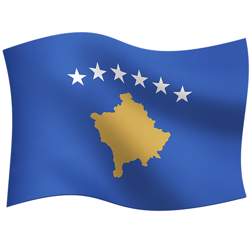 flag: Kosovo as rendered by Twitter Emoji Stickers