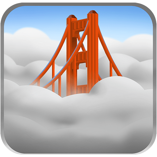 foggy as rendered by Twitter Emoji Stickers