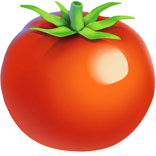 tomate as rendered by Twitter Emoji Stickers