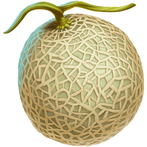 melone as rendered by Twitter Emoji Stickers