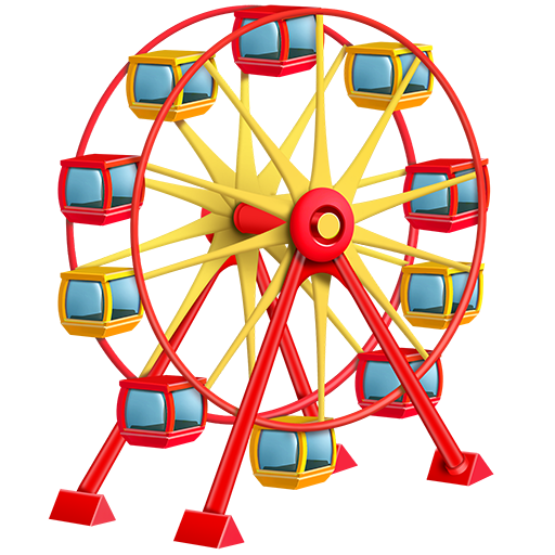 ferris wheel as rendered by Twitter Emoji Stickers