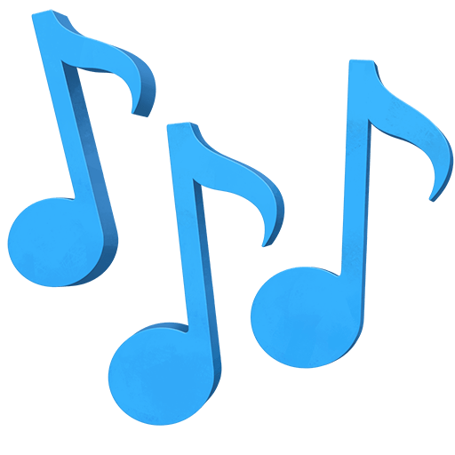 note musicali as rendered by Twitter Emoji Stickers
