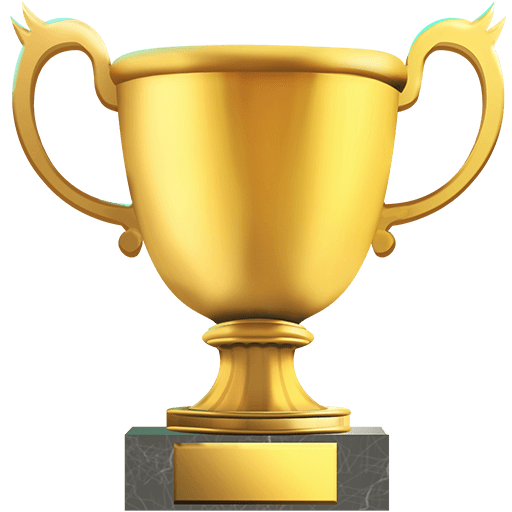 trophy as rendered by Twitter Emoji Stickers