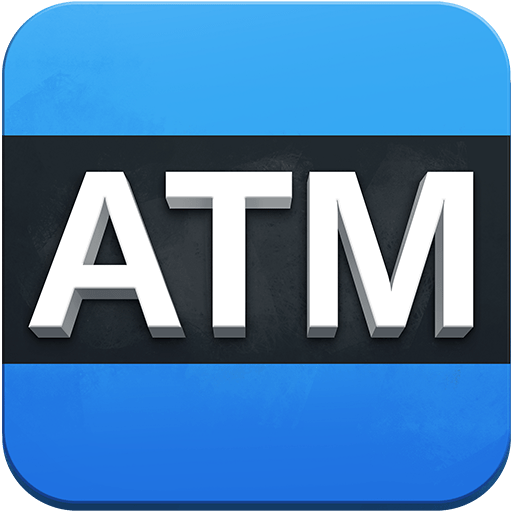 ATM sign as rendered by Twitter Emoji Stickers