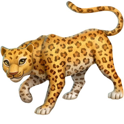 Leopard as drawn by Twitter Emoji Stickers in 13.1