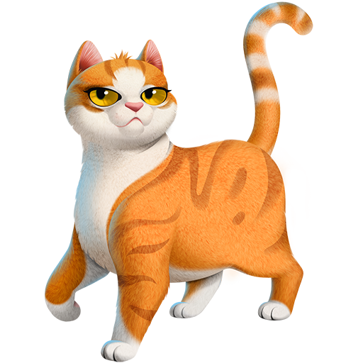 gatto as rendered by Twitter Emoji Stickers
