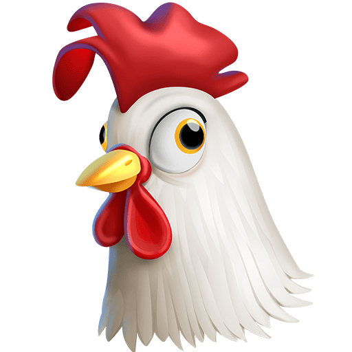 galinha as rendered by Twitter Emoji Stickers