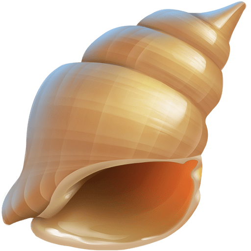Schneckenhaus as rendered by Twitter Emoji Stickers