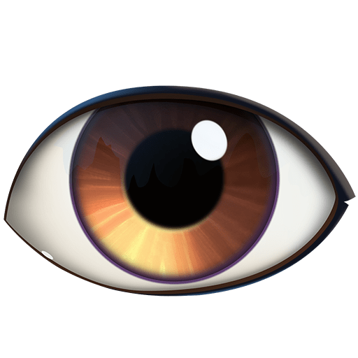 eye as rendered by Twitter Emoji Stickers